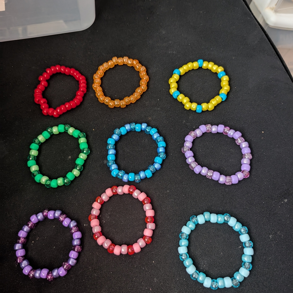 Inside Out 2 Colorful Beaded Kids Bracelets Set